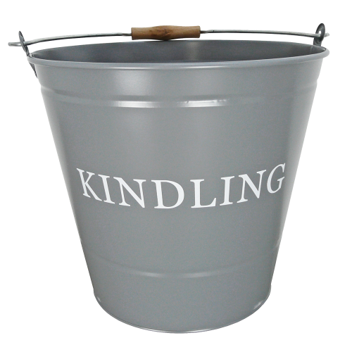 Kindling Bucket - grey