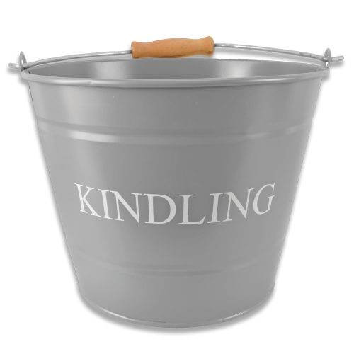 Kindling Bucket - grey