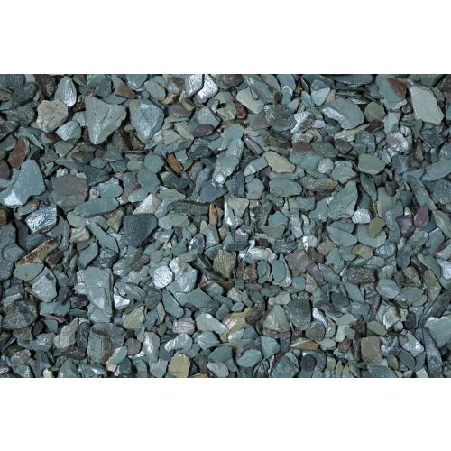 Green slate chips 