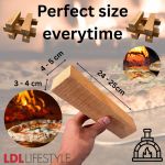 Ardente Beech Pizza Wood Box - 10kg