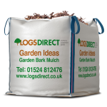 Garden bark mulch dumpy bag