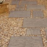 Golden gravel for paths