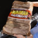 hardwood logs net bag