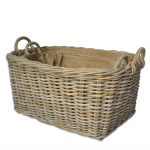 Oval Top Square Bottom Basket